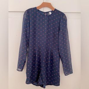H&M Fox Print Romper